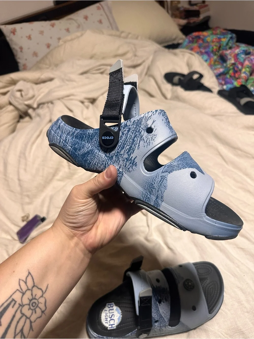 Busch light crocs